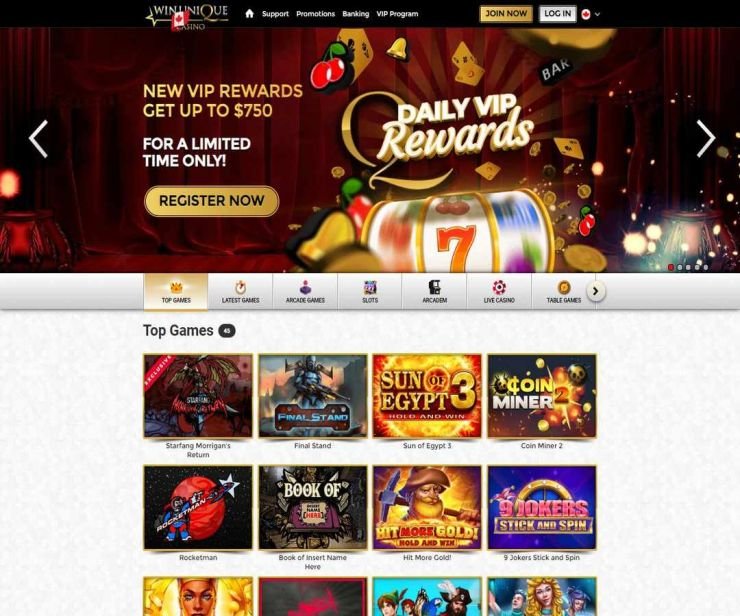 Win unique casino application, win unique casino online