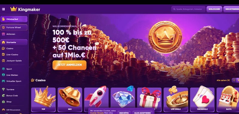 Divenire Reale: Scopri il Mondo del Kingmaker Casino in Italia - panoramica