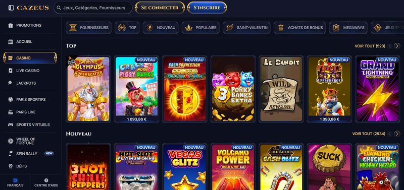Cazeus casino online - Découvrez les atouts de Cazeus Casino en Ligne pour les joueurs français